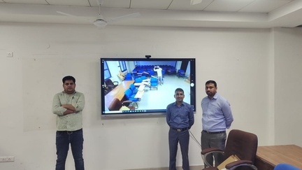 PenTouch Interactive Flat Panel with EPTZ video conferencing 